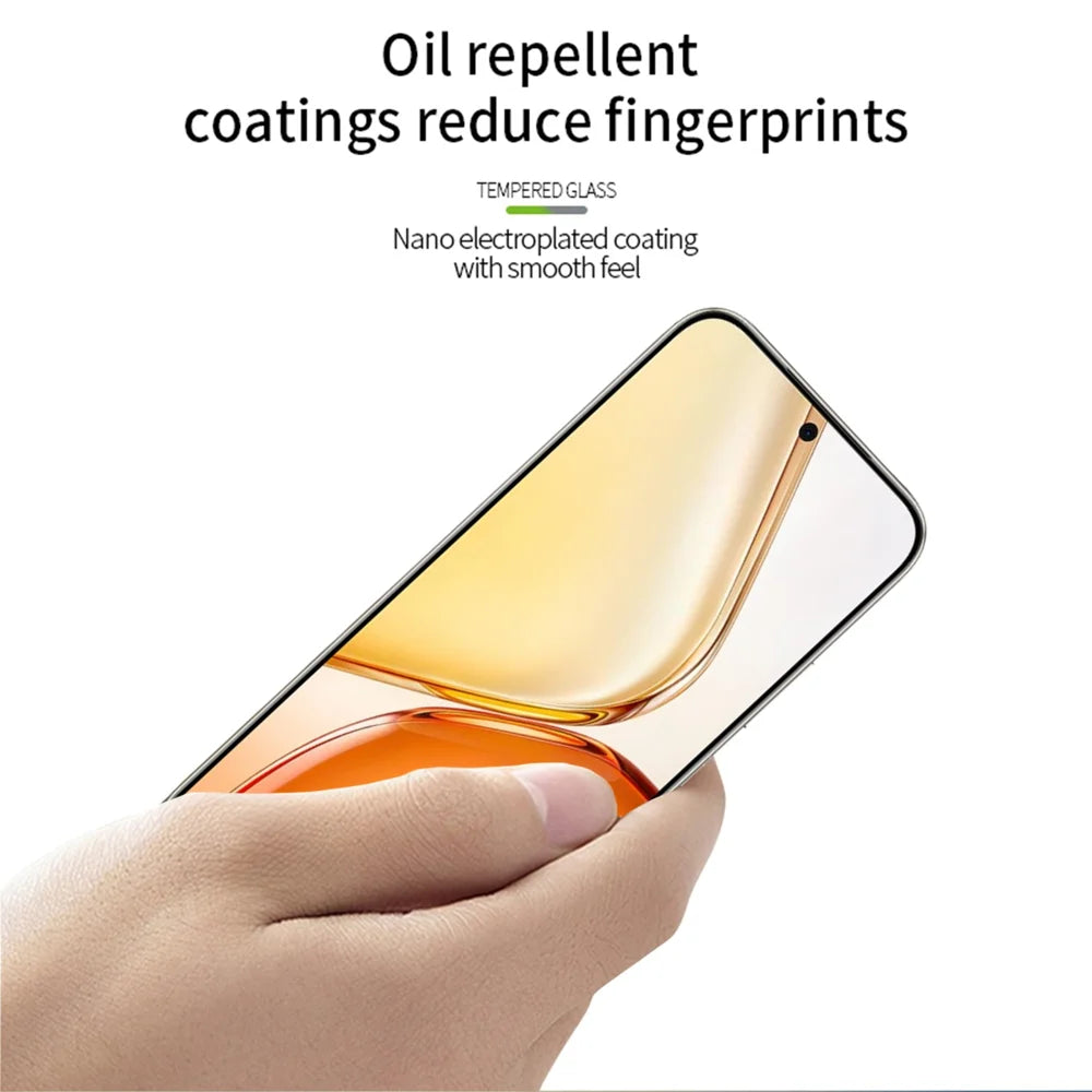 PINWUYO for Honor X80 Pro Max 5G Tempered Glass Film  JK Series-2 9H Full Glue Full Screen Protector - Black - 4