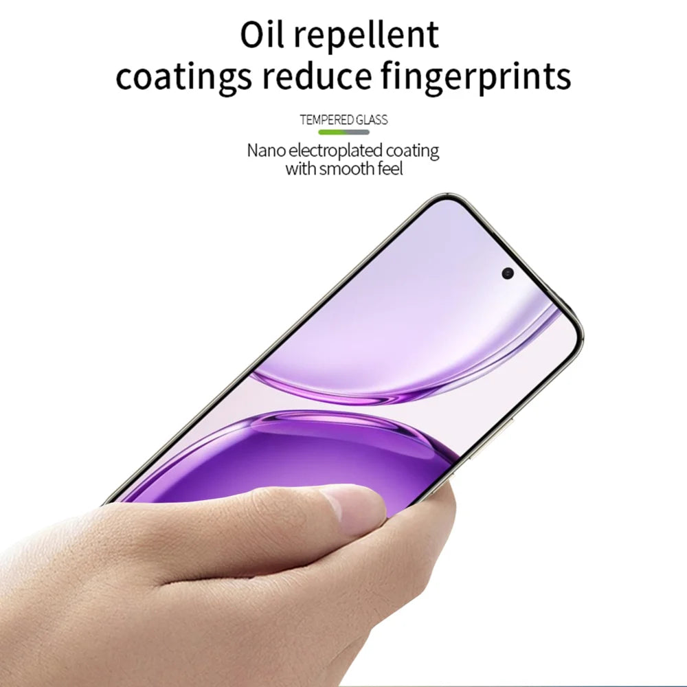 PINWUYO for Honor X70 Pro Max 5G Tempered Glass Film  JK Series-2 9H Full Glue Full Screen Protector - Black - 4