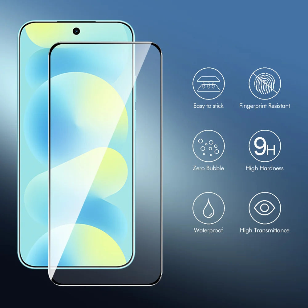 HAT PRINCE for Huawei nova 16 Pro 5G / Huawei nova 16 Ultra 5G HD Clear Film ENKAY  Full Coverage Full Glue Tempered Glass Screen Protector with Installation Tool - Transparent - 3