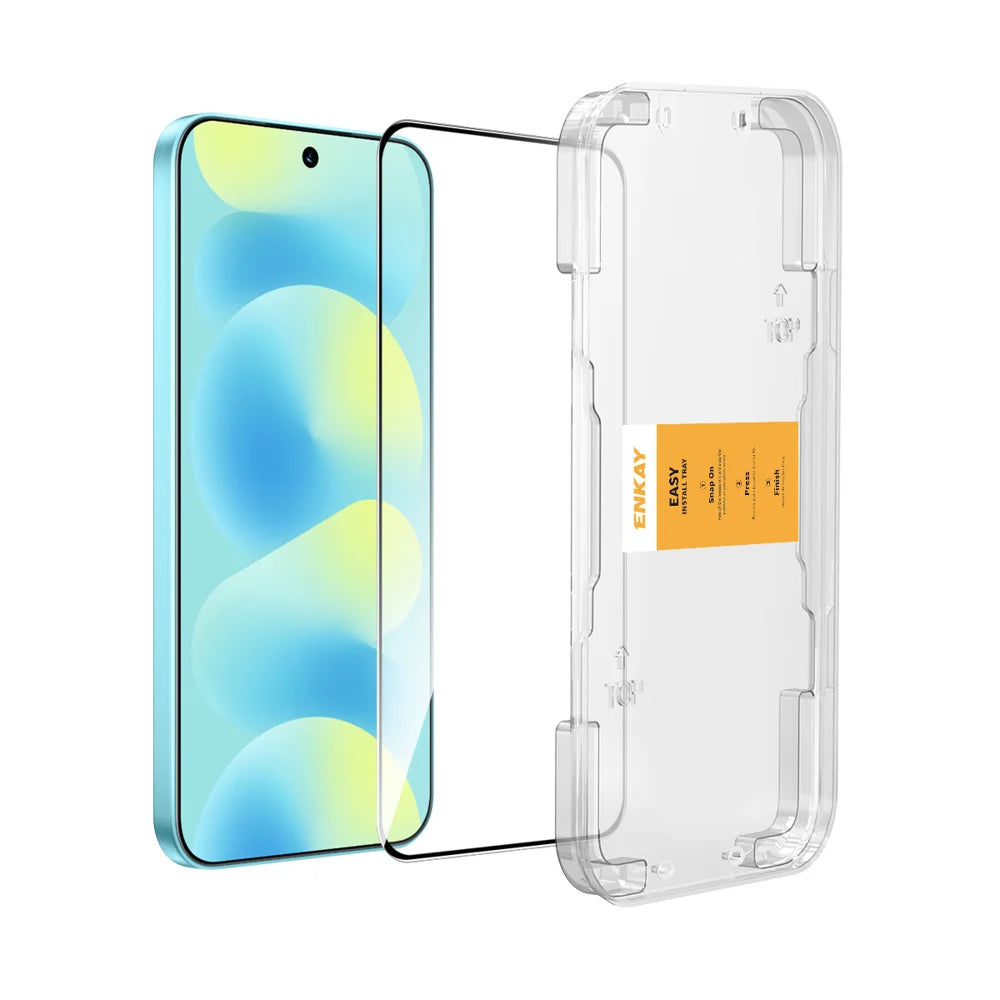 HAT PRINCE for Huawei nova 16z 5G / Huawei nova 16 5G HD Clear Film ENKAY  Full Coverage Full Glue Tempered Glass Screen Protector with Installation Tool - Transparent - 1