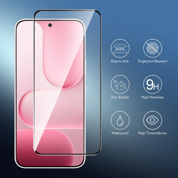 HAT PRINCE for Honor X6d 5G HD Clear Film ENKAY  Full Coverage Full Glue Tempered Glass Screen Protector with Installation Tool - Transparent - 3