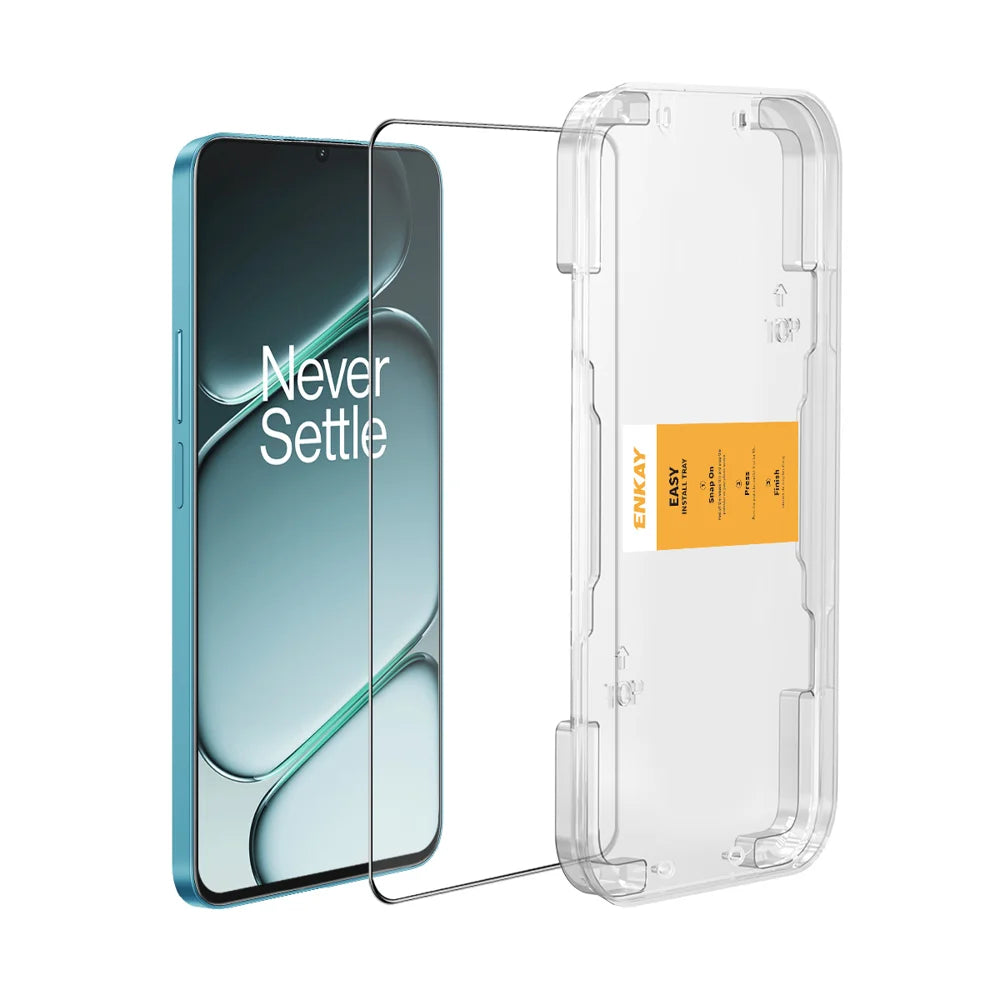 HAT PRINCE for OnePlus Turbo 6 5G / OnePlus Turbo 6V 5G / OnePlus Nord 6 5G HD Clear Film ENKAY  Full Coverage Full Glue Tempered Glass Screen Protector with Installation Tool - Transparent - 1