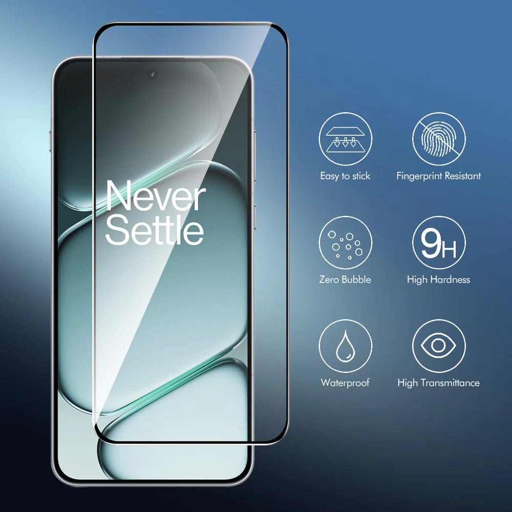 HAT PRINCE for OnePlus Nord CE6 Lite 5G HD Clear Film ENKAY  Full Coverage Full Glue Tempered Glass Screen Protector with Installation Tool - Transparent - 3