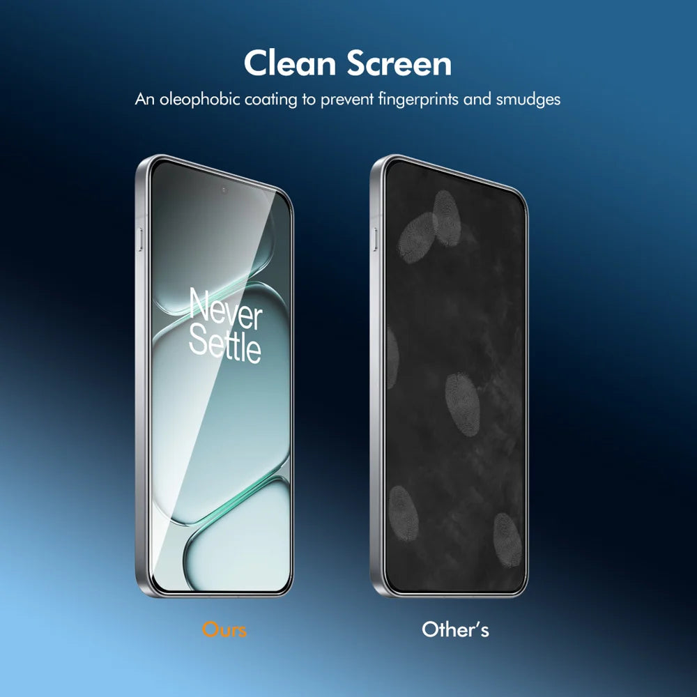 HAT PRINCE for OnePlus Nord CE6 Lite 5G HD Clear Film ENKAY  Full Coverage Full Glue Tempered Glass Screen Protector with Installation Tool - Transparent - 4
