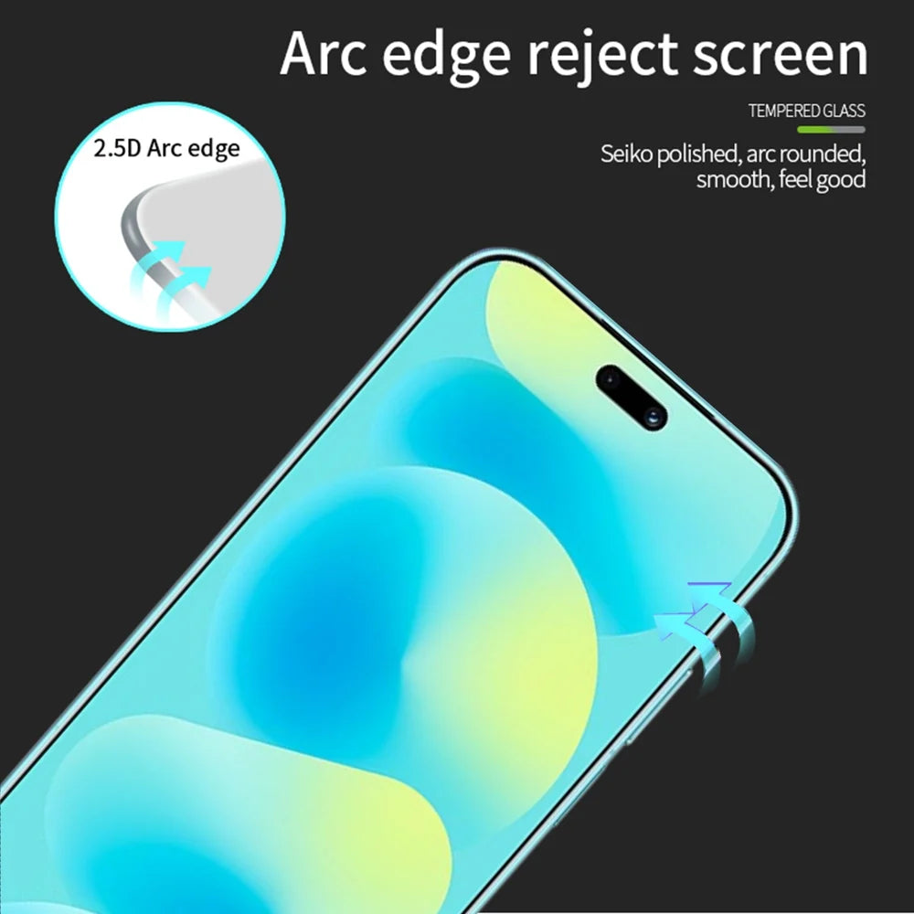 MOFI for Huawei nova 16 Ultra 5G Screen Protector 9H Full Glue Full Coverage High Aluminum-Silicon Glass Film - Black - 2