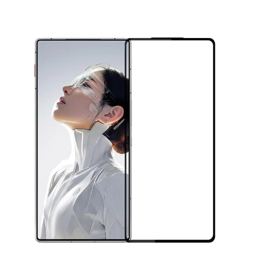 MOFI for ZTE nubia RedMagic 11 Air 5G Screen Protector 9H Full Glue Full Coverage High Aluminum-Silicon Glass Film - Black - 1