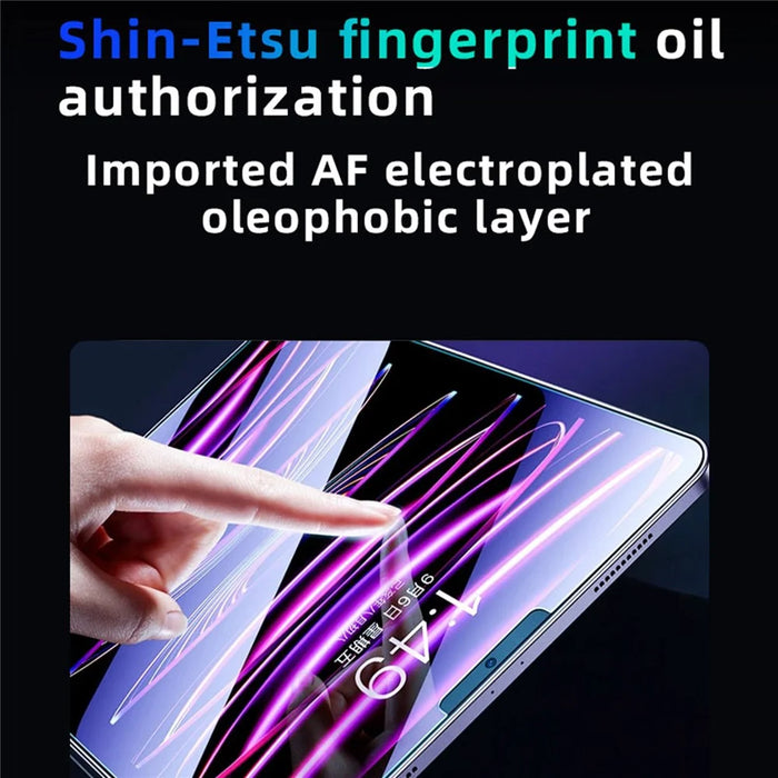 For iPad Air 11 (2026)  /  (2025)  /  (2024) HD Clear Full Screen Protector Tempered Glass Flim with Dust-free Installation Tool - Transparent - 5