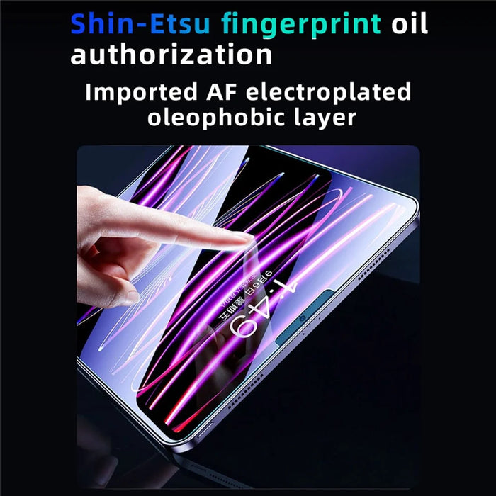 For iPad mini (2021)  /  (2024) Privacy Full Screen Protector Anti-Spy Tempered Glass Flim with Dust-free Installation Tool - Black - 4