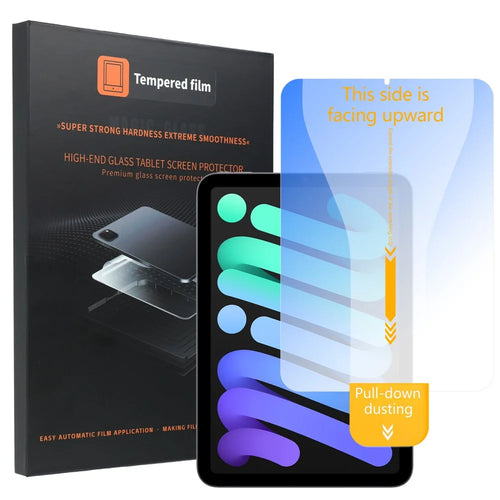For iPad mini (2021)  /  (2024) Anti Blue Ray Full Screen Protector Tempered Glass Film with Dust-free Installation Tool - Transparent - 1
