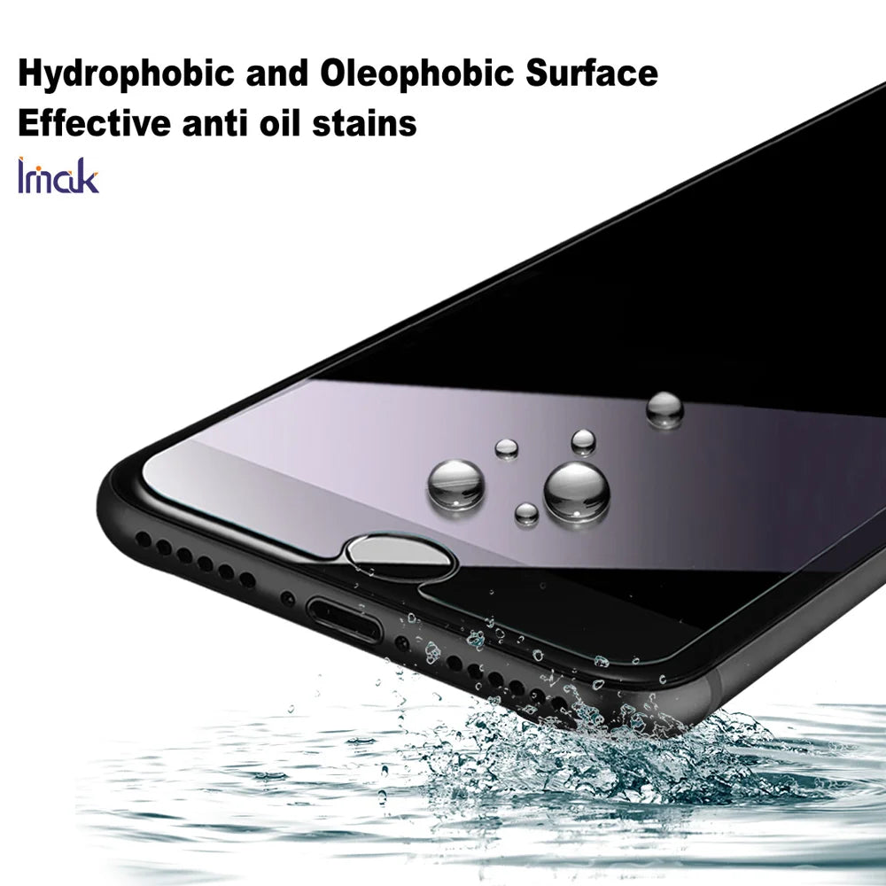 IMAK for Natural AI Phone H Series Screen Protector Tempered Glass Film (Not Complete Coverage) (Fingerprint Unlock) - Transparent - 5