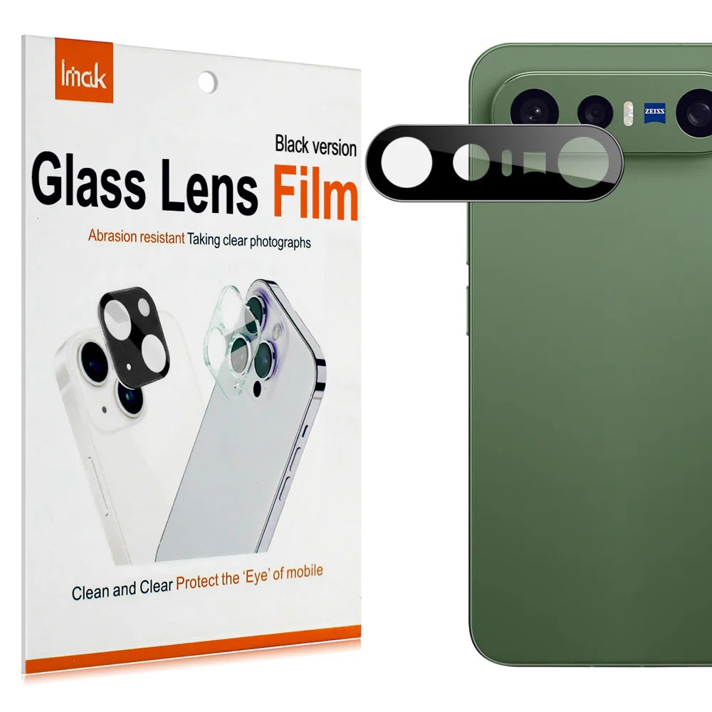 IMAK for vivo X300 FE 5G Camera Lens Protector Tempered Glass HD Clear Full Cover Lens Film (ZEISS Edition) - Black - 2