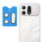 IMAK for Honor Win Turbo 5G Tempered Glass Camera Lens Protector with Self Positioning Frame (Complete Covering) - Transparent - 1
