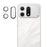IMAK for Honor Win Turbo 5G Tempered Glass Camera Lens Protector with Self Positioning Frame (Complete Covering) - Transparent - 3