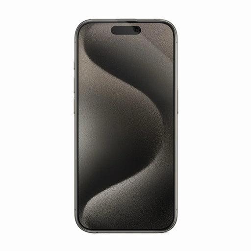 RURIHAI For iPhone 15 Pro Max Privacy Screen Protector AR Anti-Reflective High Aluminium-Silicon Glass Film - Black - 2