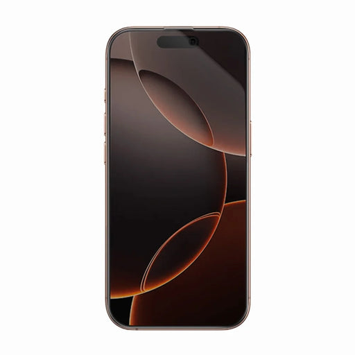 RURIHAI For iPhone 16 Pro Max Privacy Screen Protector AR Anti-Reflective High Aluminium-Silicon Glass Film - Black - 2