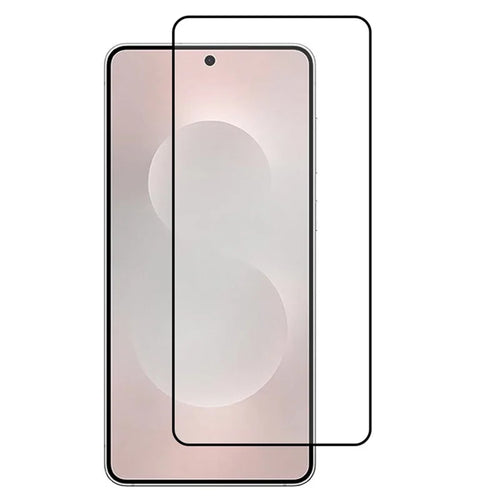 For vivo S60 5G Tempered Glass Film Silk Printing Full Glue Secondary Hardening Full Screen Protector - Black - 1