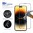 RURIHAI For iPhone 14 Pro Full Screen Protector AR Anti-Reflective HD Clear Tempered Glass Flim - Transparent - 3