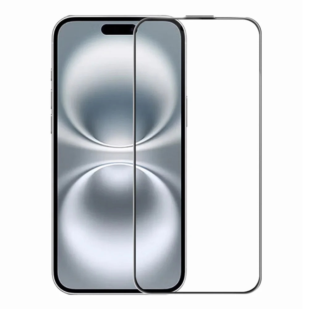 RURIHAI For iPhone 15 Plus  /  16 Plus Full Screen Protector AR Anti-Reflective HD Clear Tempered Glass Flim - Transparent - 1