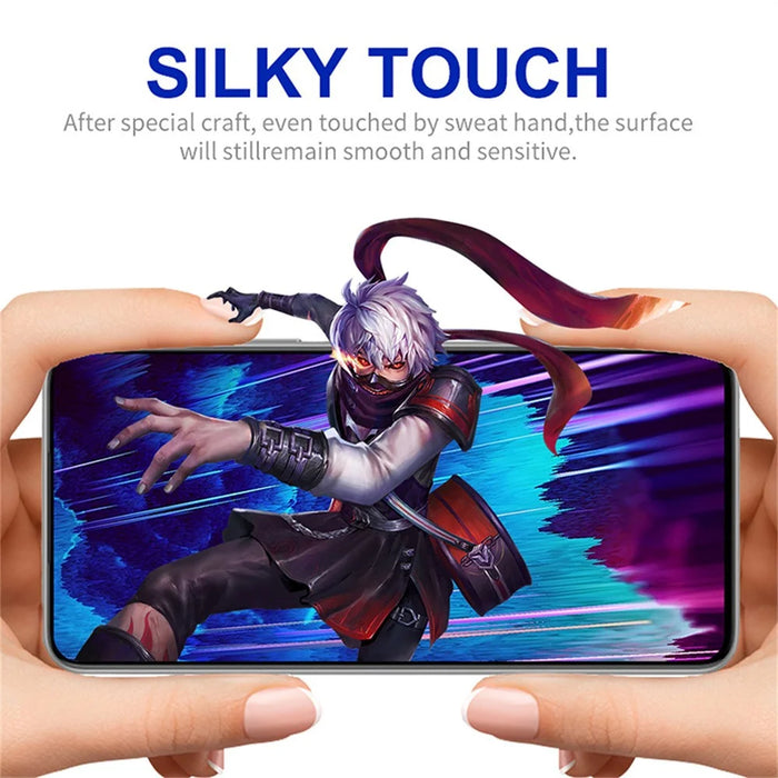 RURIHAI For iPhone 15 Plus  /  16 Plus Full Screen Protector AR Anti-Reflective HD Clear Tempered Glass Flim - Transparent - 4