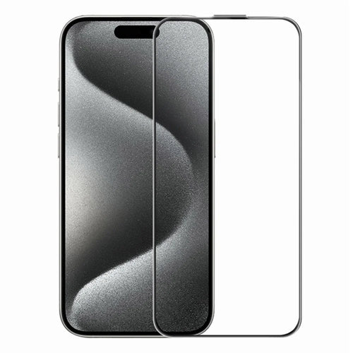 RURIHAI For iPhone 15 Pro Full Screen Protector AR Anti-Reflective HD Clear Tempered Glass Flim - Transparent - 1