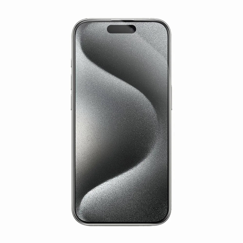 RURIHAI For iPhone 15 Pro Full Screen Protector AR Anti-Reflective HD Clear Tempered Glass Flim - Transparent - 2