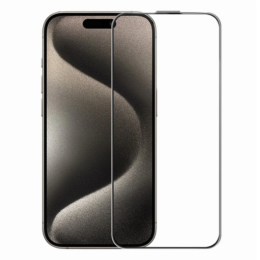 RURIHAI For iPhone 15 Pro Max Full Screen Protector AR Anti-Reflective HD Clear Tempered Glass Flim - Transparent - 1