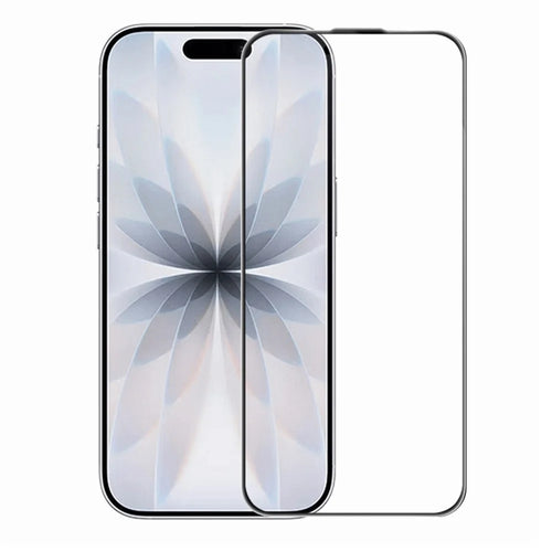 RURIHAI For iPhone 17  /  16 Pro Full Screen Protector AR Anti-Reflective HD Clear Tempered Glass Flim - Transparent - 1