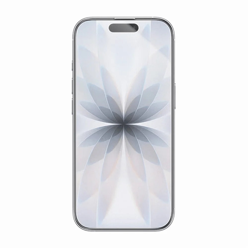 RURIHAI For iPhone 17  /  16 Pro Matte Full Screen Protector AR Anti-Reflective Tempered Glass Film - Transparent - 2