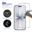 RURIHAI For iPhone 17  /  16 Pro Matte Full Screen Protector AR Anti-Reflective Tempered Glass Film - Transparent - 3
