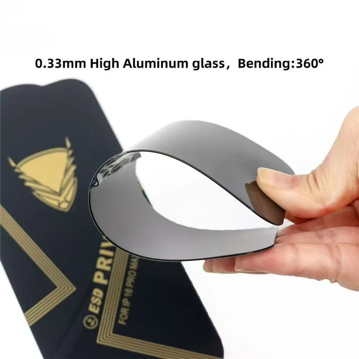 10Pcs for iPhone 17 Pro Max Privacy Screen Protector 28° Anti-Spy Anti-Static High Aluminium-silicon Glass Film - 6