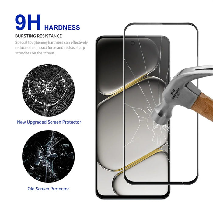 RURIHAI 10Pcs For OnePlus Turbo 6X 5G High Aluminium-Silicon Glass Film Full Glue 0.26mm 2.5D Full Screen Protector - 3