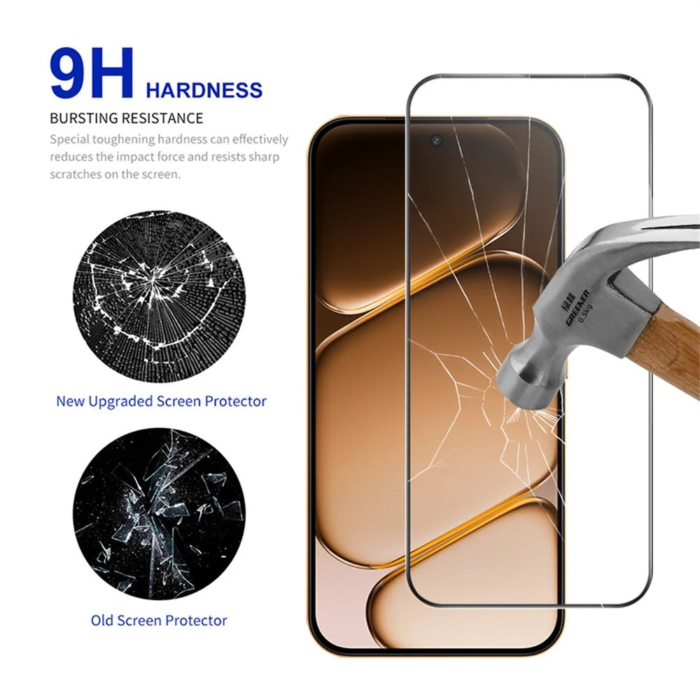 RURIHAI 10Pcs For OnePlus Turbo 6X Pro 5G High Aluminium-Silicon Glass Film Full Glue 0.26mm 2.5D Full Screen Protector - 3