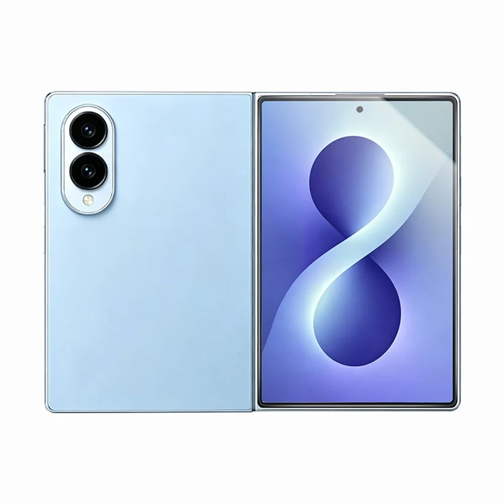 RURIHAI 10Pcs For Samsung Galaxy Z Fold8 Screen Protector 0.26mm 2.5D Full Glue High Aluminium Silicon Glass Film (NOT Complete Covering) - 2