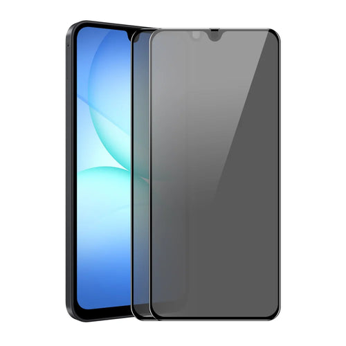 HAT PRINCE for Samsung Galaxy A17 4G / Galaxy A17 5G 2Pcs Privacy Screen Protector ENKAY Hat-Prince Full Glue Full Coverage 28-degree Anti-Spy Tempered Glass - Black - 1