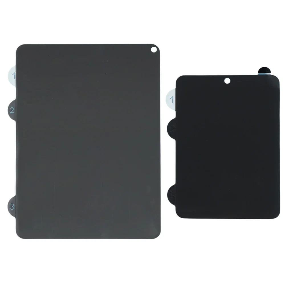 For iPhone Fold Anti-Spy Screen Protector PET Matte Front and Back Screen Film - Black - 2