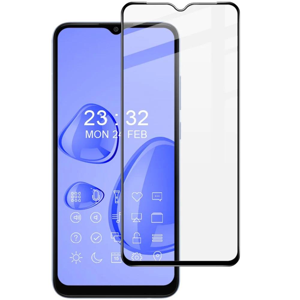 IMAK Pro+ Series for Samsung Galaxy A04e 4G / F04 4G / M04 4G Tempered Glass Film Anti-Scratch Full Coverage HD Screen Protector - 1