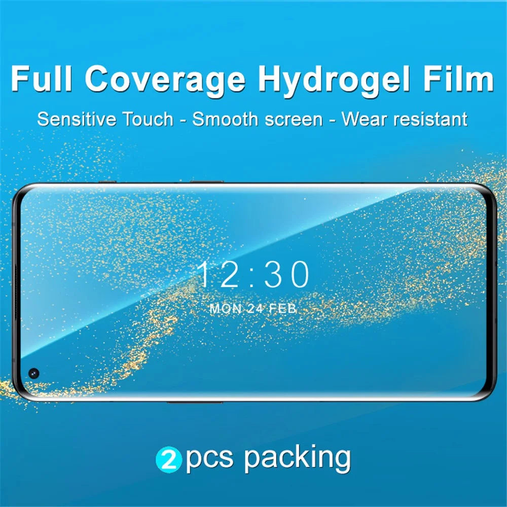 IMAK 2Pcs / Set Hydrogel Film III for OnePlus 11 5G Full Coverage Anti-Scratch Screen Protector Transparent Soft TPU Film - 6