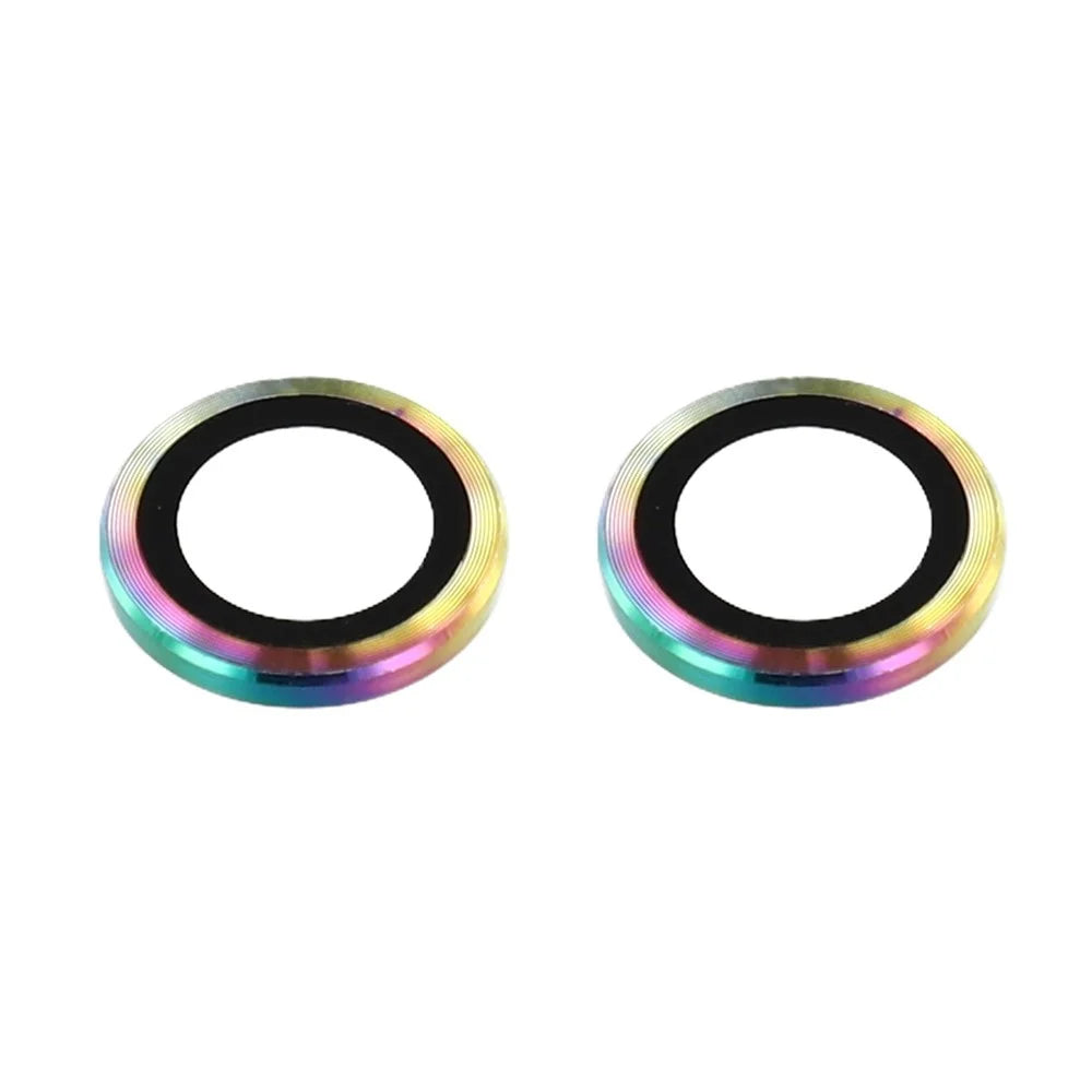 For Samsung Galaxy Z Fold8 Camera Lens Protector Set Electroplating Metal + Tempered Glass Individual Lens Film - Multi-color - 2