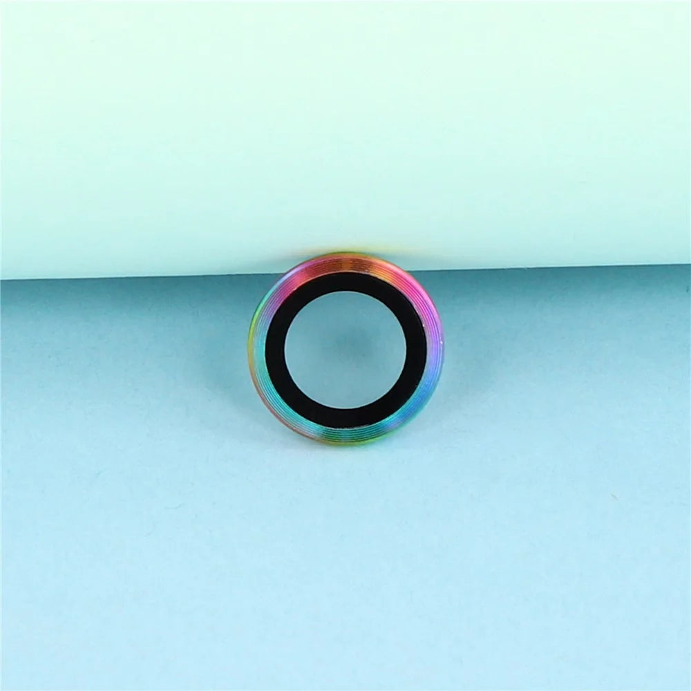 For Samsung Galaxy Z Fold8 Camera Lens Protector Set Electroplating Metal + Tempered Glass Individual Lens Film - Multi-color - 3
