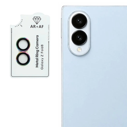 For Samsung Galaxy Z Fold8 Camera Lens Protector Electroplating Ultra HD Tempered Glass Lens Film - Multi-color - 1