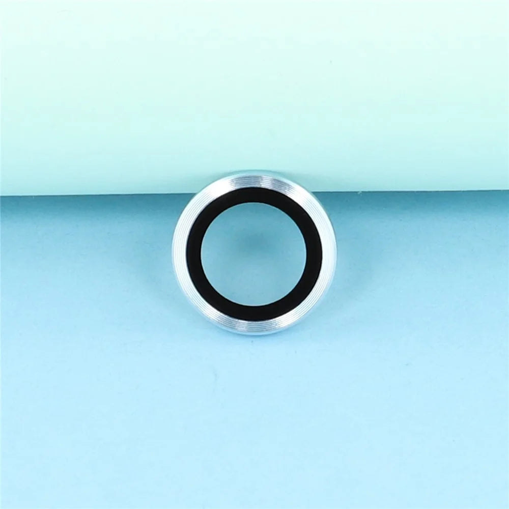 For Samsung Galaxy S26 Camera Lens Protector Anti-Reflective Metal Ring Tempered Glass Lens Film, NOT Complete Covering - Blue - 3