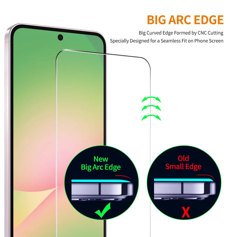 HAT PRINCE For Samsung Galaxy M47 5G ENKAY  Screen Protector 9H Full Glue High Aluminum-Silicon Glass Film (NOT Complete Covering) - Transparent - 4