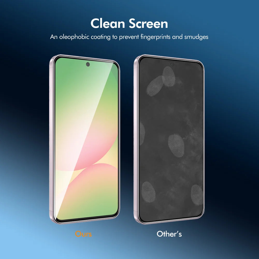 HAT PRINCE For Samsung Galaxy M47 5G ENKAY  Screen Protector 9H Silk Printing 0.26mm Full Glue Full Coverage Tempered Glass Film - Transparent - 3
