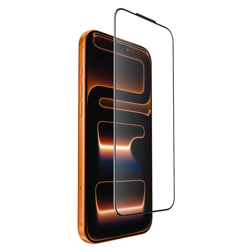 JOYROOM 18MQ12H for iPhone 18 Pro / 17 Pro Screen Protector 2.5D Full Coverage Silk Printing High Aluminium-Silicon Glass Clear Anti-dust Film - 1
