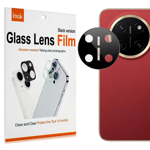 IMAK for Honor X80 Pro Max 5G Camera Lens Protector Tempered Glass HD Clear Full Cover Lens Film - Black - Black - 2