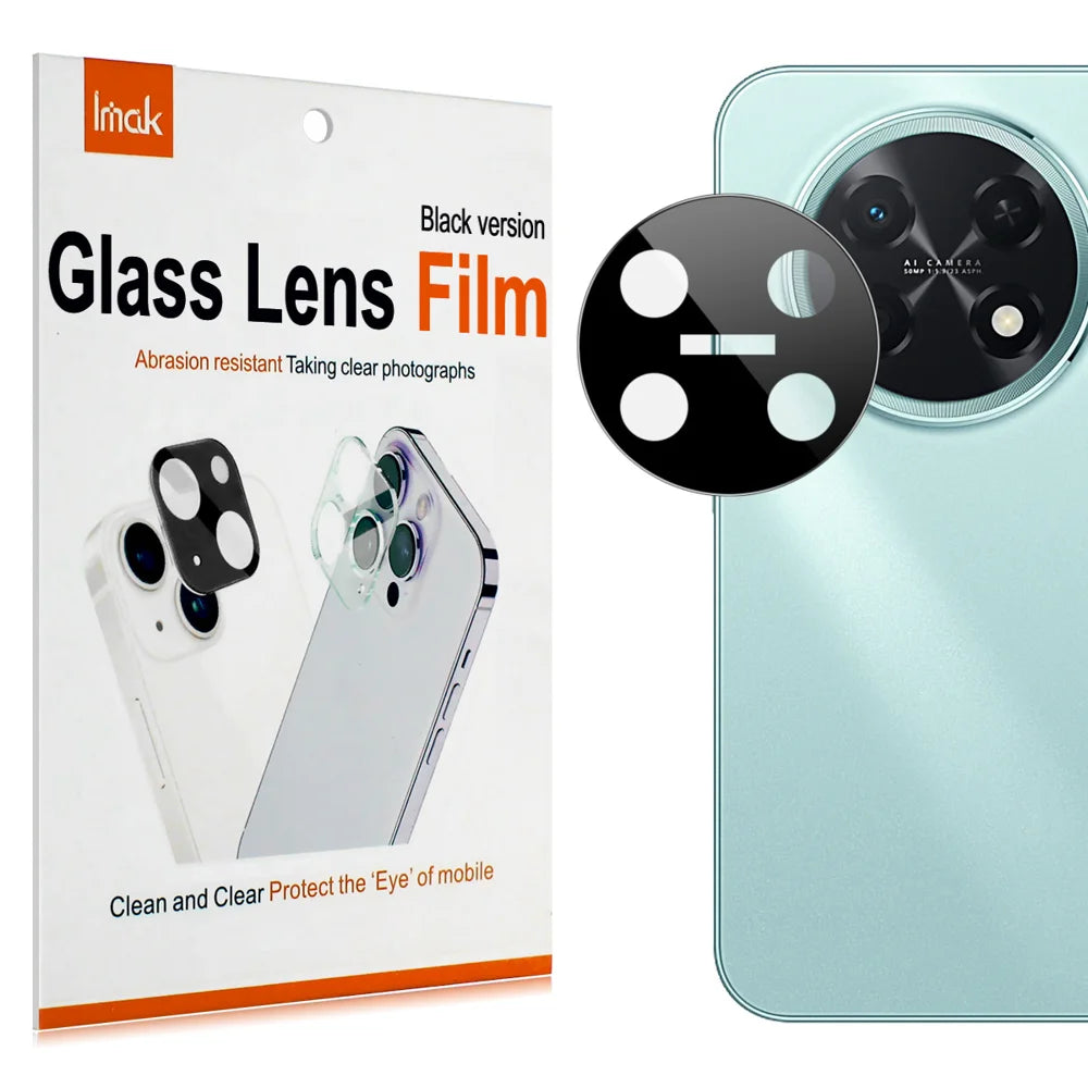 IMAK for Huawei nova 15 Max / Huawei Enjoy 90 Pro Max Camera Lens Protector Tempered Glass HD Clear Full Cover Lens Film - Black - Black - 2