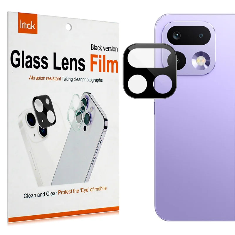 IMAK for Realme 16 Pro 5G Camera Lens Protector Tempered Glass HD Clear Full Cover Lens Film - Black - Black - 2