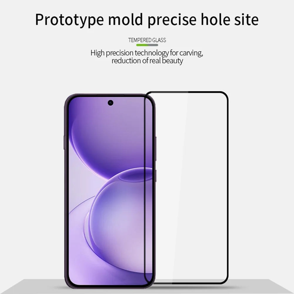 PINWUYO for Oppo Reno16 F 5G Tempered Glass Film  JK Series-2 9H Full Glue Full Screen Protector - Black - 3