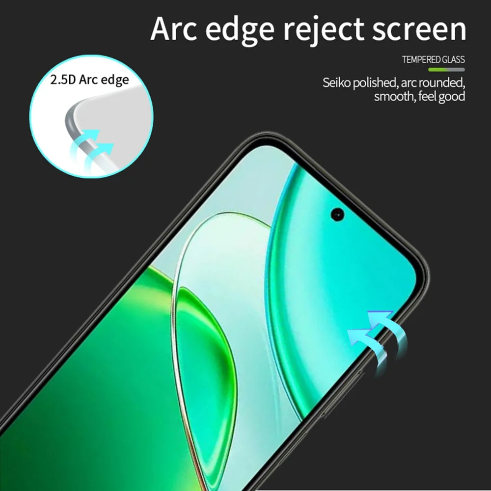 PINWUYO for vivo T5x 5G Tempered Glass Film  JK Series-2 9H Full Glue Full Screen Protector - Black - 2
