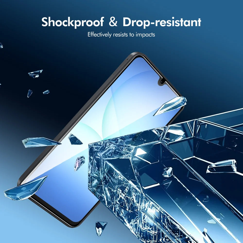 HAT PRINCE for Samsung Samsung Galaxy A18 4G ENKAY  Screen Protector 9H Silk Printing 0.26mm Full Glue Full Coverage Tempered Glass Film - Transparent - 4